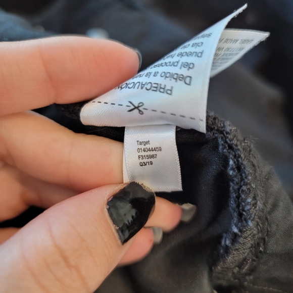 💕 Universal Thread High Rise Black Jeans Women's Size 14/32 - Picture 11 of 11